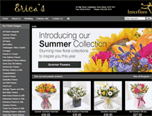 Tablet Screenshot of ericasfloristhaddington.co.uk